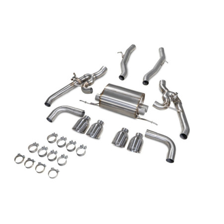 Demi ligne avec valves Scorpion pour BMW X3 M (& Compétition)