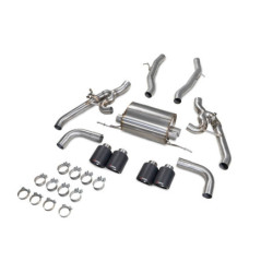 Demi ligne avec valves Scorpion pour BMW X3 M (& Compétition)