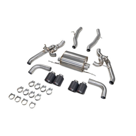 Demi ligne avec valves Scorpion pour BMW X3 M (& Compétition)