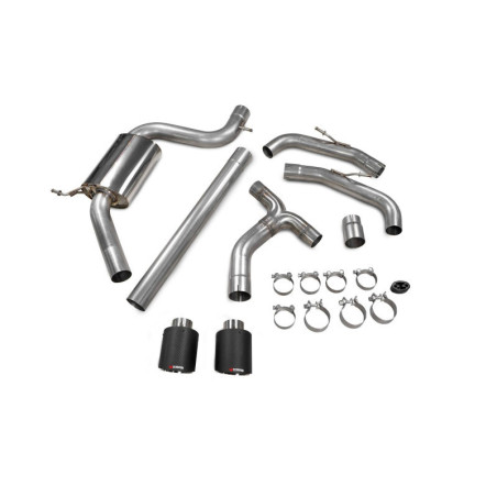 Demi ligne sans intermédiaire Scorpion pour Volkswagen Golf MK8 GTi Clubsport