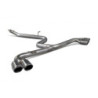 Demi ligne / Cat back Scorpion AUDI TT Mk2 2.0 Tdi Quattro (Sauf Cabriolet)