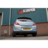Demi ligne / Cat back Scorpion OPEL Corsa D 1.0/1.2/1.4