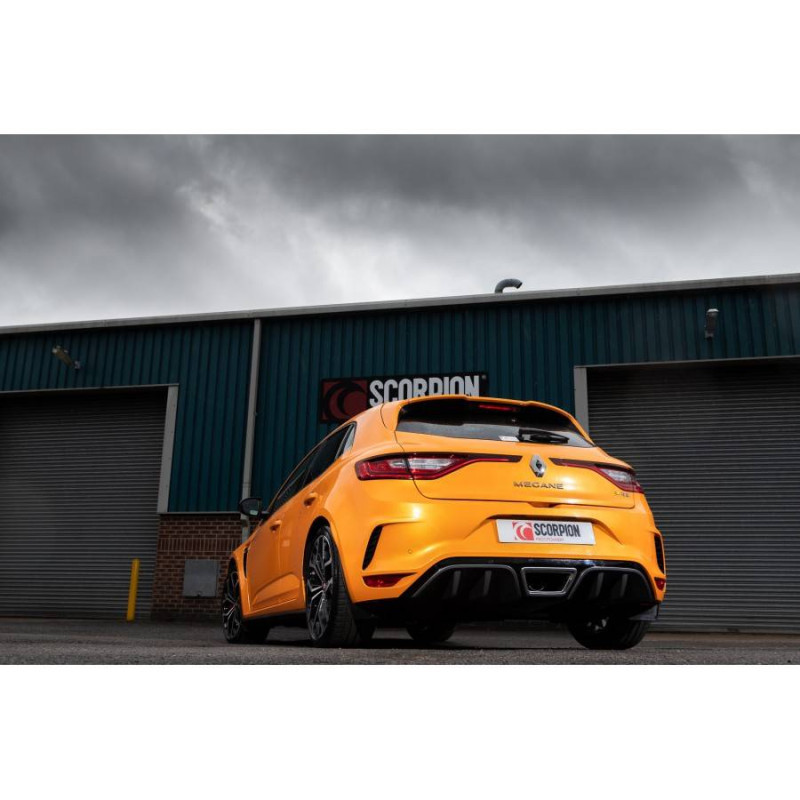 Downpipe + décata Scorpion pour Renault Megane IV RS 300 SRNC032