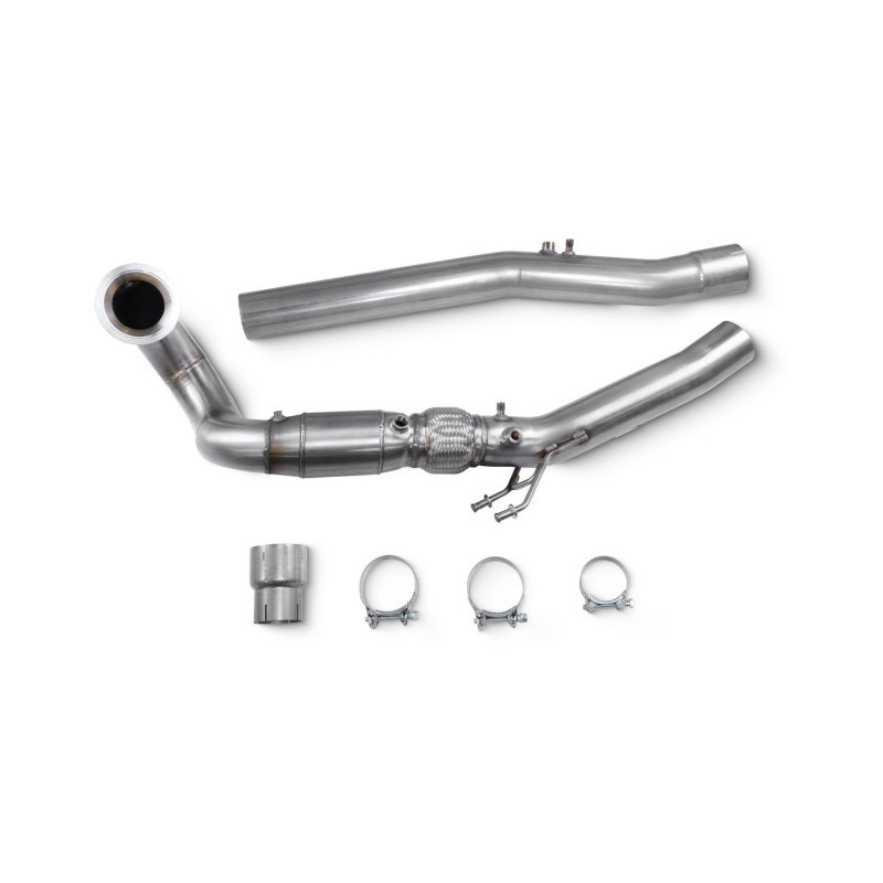 Downpipe catalyseur sport Scorpion pour Audi VW S3 8Y / Golf Mk8R