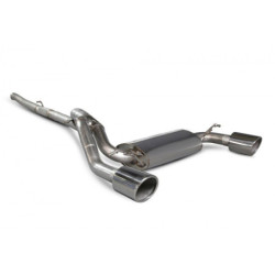 Demi ligne Cat back Scorpion pour Ford Focus RS mK3