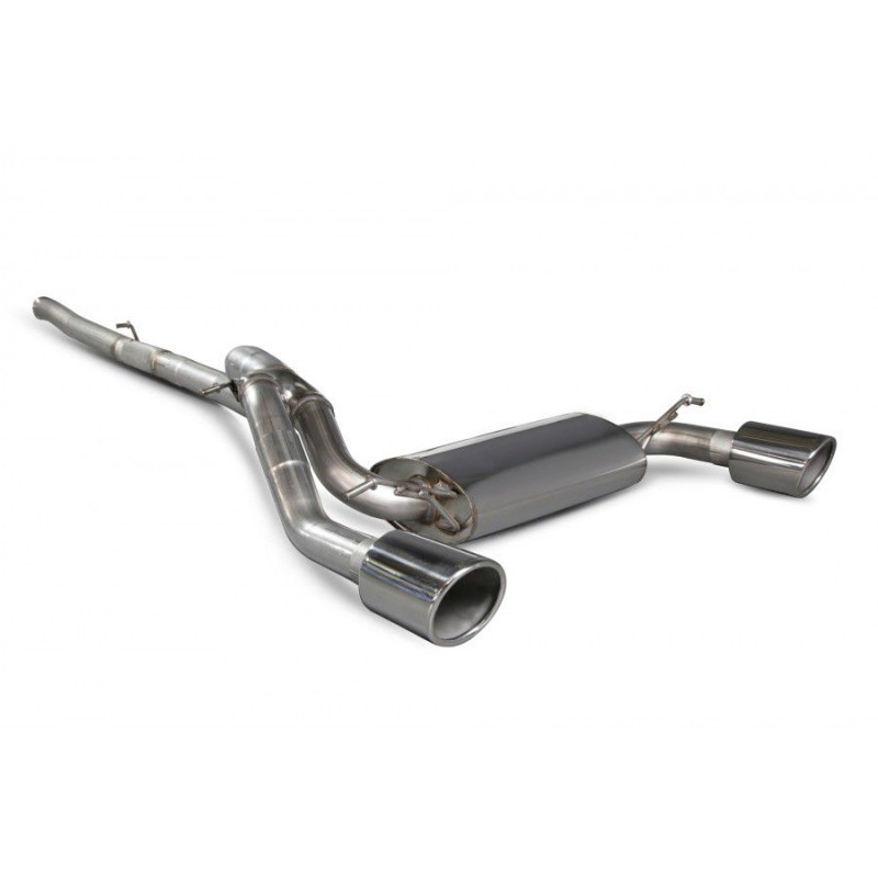 Demi ligne Cat back Scorpion pour Ford Focus RS mK3