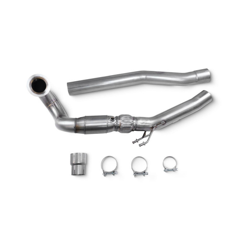 Downpipe catalyseur sport Scorpion pour Audi VW S3 8Y / Golf Mk8R