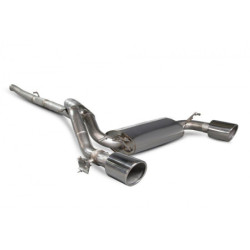 Demi ligne Cat back Scorpion pour Ford Focus RS mK3