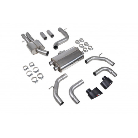 Demi ligne Scorpion avec intermédiaire pour Audi RS3 8V 367cv