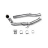 De cat turbo downpipe Scorpion pour Audi VW S3 8Y / Golf Mk8R