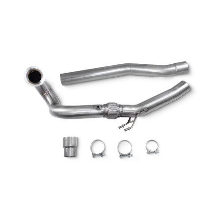De cat turbo downpipe Scorpion pour Audi VW S3 8Y / Golf Mk8R