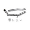 De cat turbo downpipe Scorpion pour Audi VW S3 8Y / Golf Mk8R