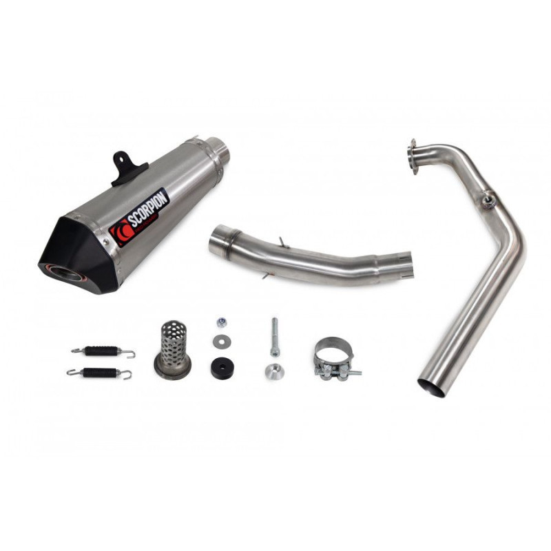 Ligne complète Serket Taper Scorpion Yamaha MT 125 Euro 4 2019 2020