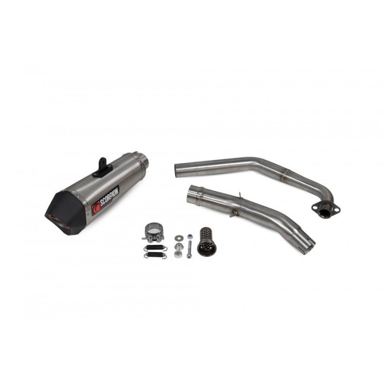 Ligne complète Serket Taper Scorpion Yamaha MT 125 Euro 5 2021 2022