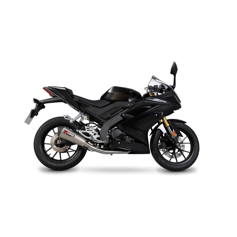 Ligne complète Serket Taper Scorpion Yamaha YZF R125 2019 2020