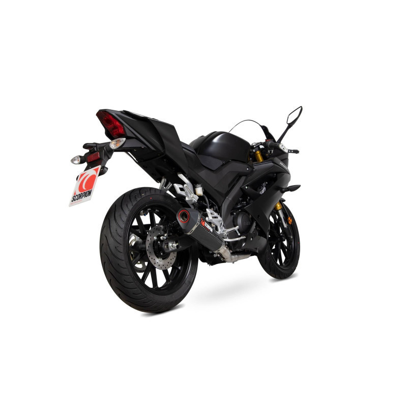 Ligne complète Serket Taper Scorpion Yamaha YZF R125 2019 2020