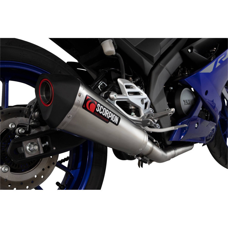 Ligne complète Serket Taper Scorpion Yamaha YZF R125 2021 2022