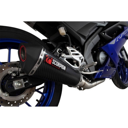Ligne complète Serket Taper Scorpion Yamaha YZF R125 2021 2022