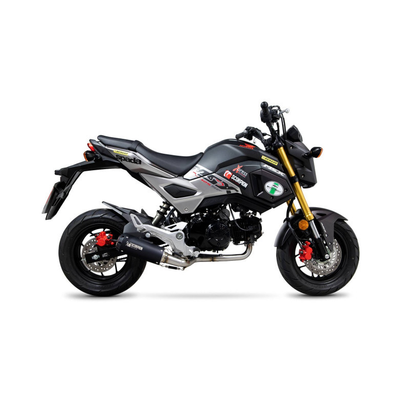 Ligne complète Red Power Scorpion Honda MSX 125 2016 2020