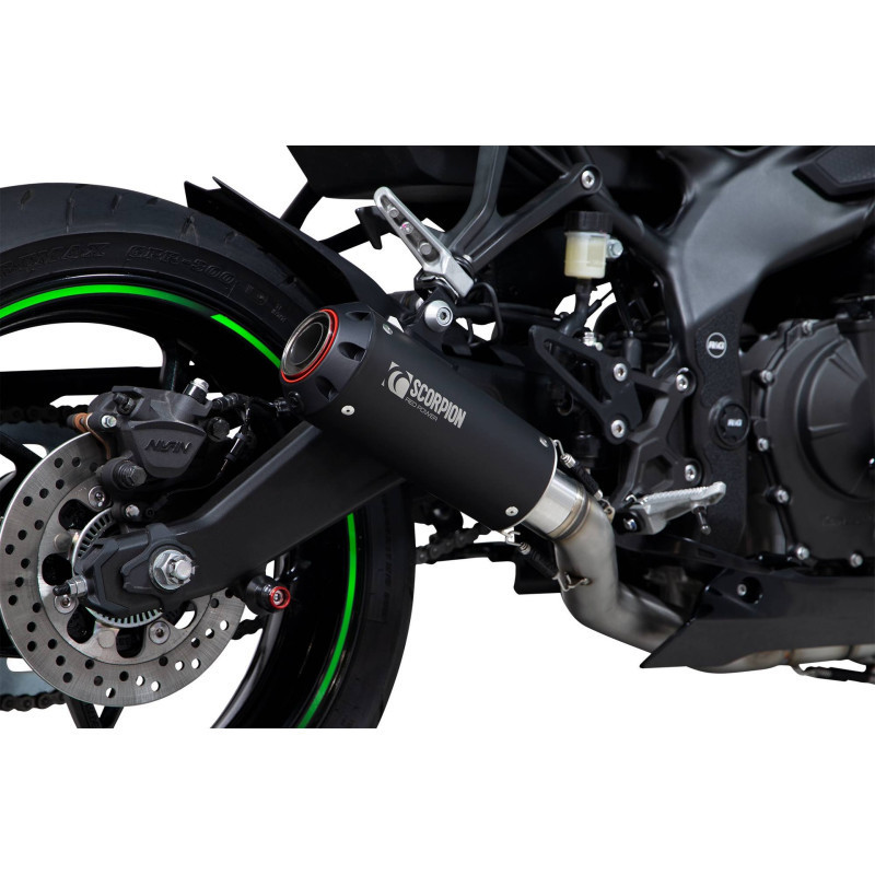 Ligne complète Red Power Scorpion Kawasaki Ninja ZX 25R 2020 2022