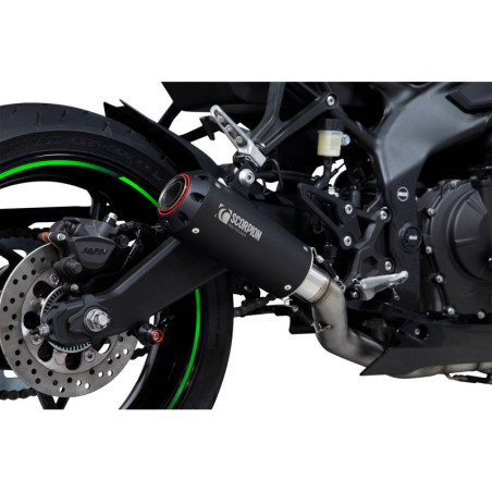 Ligne complète Red Power Scorpion Kawasaki Ninja ZX 25R 2020 2022