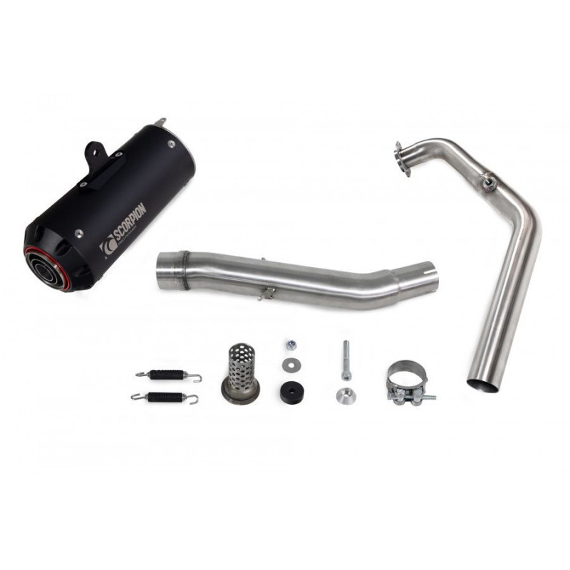 Ligne complète Red Power Scorpion Yamaha XSR 125 2021 2022