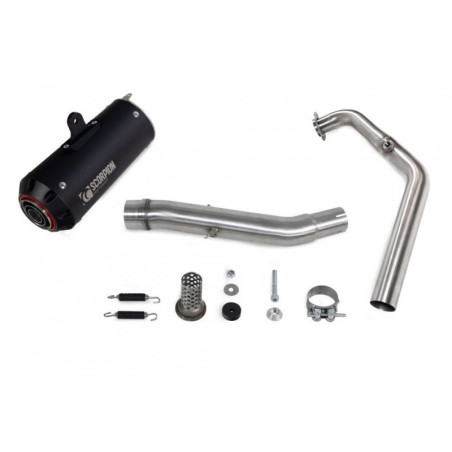 Ligne complète Red Power Scorpion Yamaha XSR 125 2021 2022
