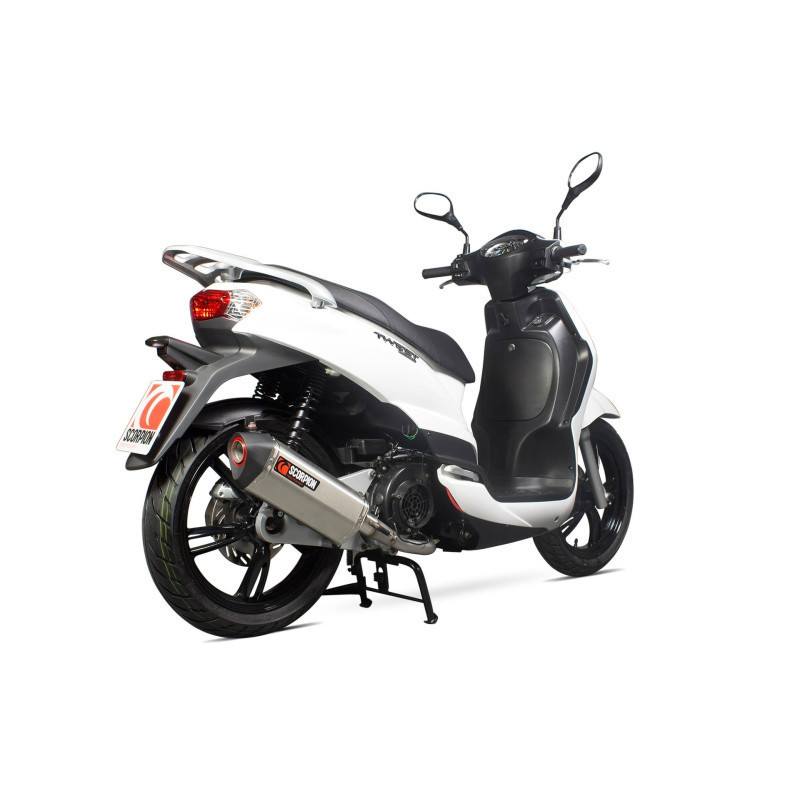 Ligne complète Serket "Parallel" Scorpion Peugeot Tweet 125 2010 2017