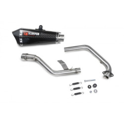 Ligne complète Serket Taper Scorpion Keeway RKF 125 Euro 4 model 2019 2021