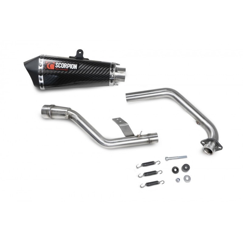 Ligne complète Serket Taper Scorpion Keeway RKF 125 Euro 4 model 2019 2021