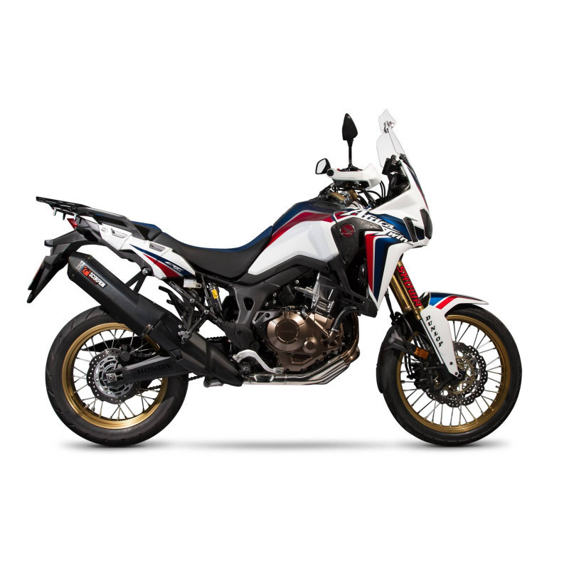 Silencieux Serket "Parallel" Scorpion Honda CRF1000 L 2015 2019