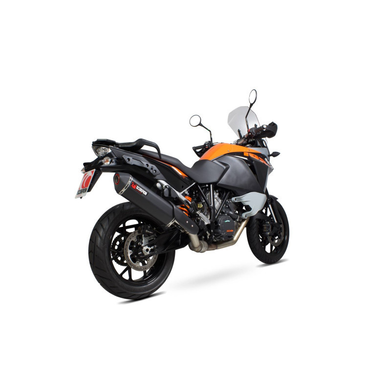 Silencieux Serket "Parallel" Scorpion KTM 1050 Adventure 2015 2016