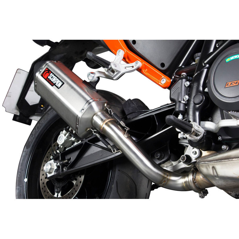 Silencieux Serket "Parallel" Scorpion KTM Duke 690 2012 2016