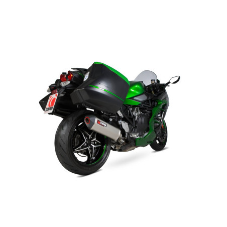 Silencieux Serket "Parallel" Scorpion Kawasaki Ninja H2 SX / H2 SX SE 2018 2020