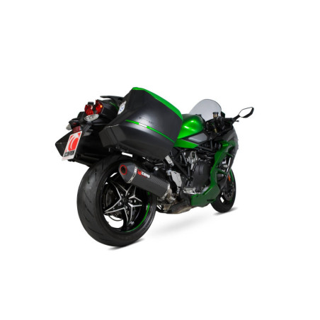 Silencieux Serket "Parallel" Scorpion Kawasaki Ninja H2 SX / H2 SX SE 2018 2020