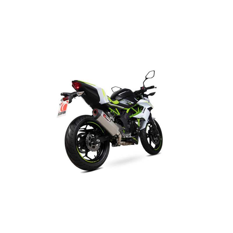 Silencieux Serket "Parallel" Scorpion Kawasaki Z125 2018 2021