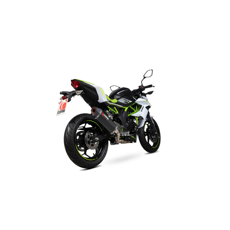 Silencieux Serket "Parallel" Scorpion Kawasaki Z125 2018 2021