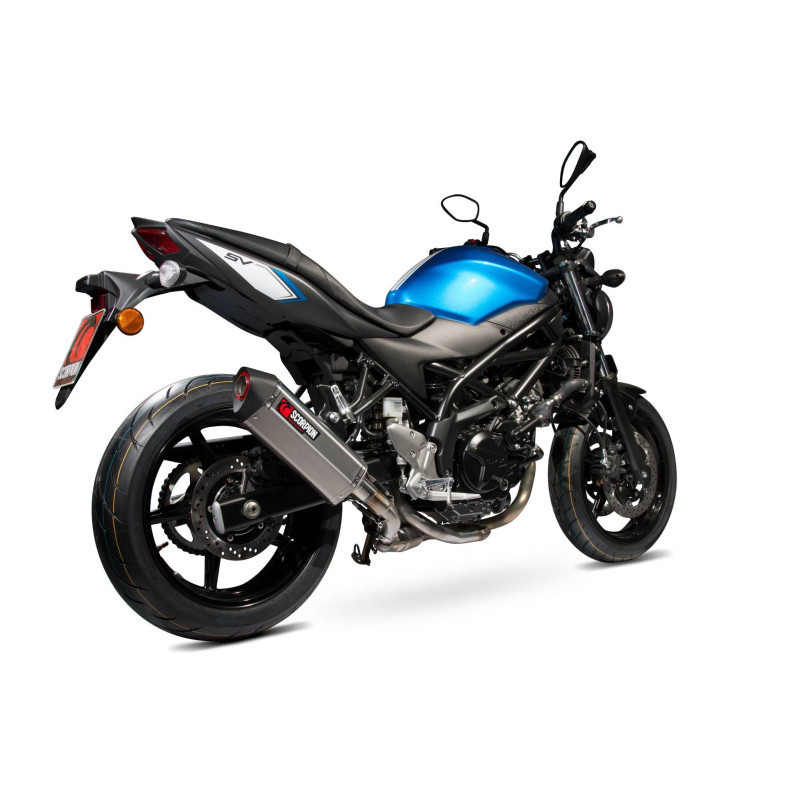 Silencieux Serket "Parallel" Scorpion Suzuki SV650 (2016 Current) / SV650 X 2016 2021