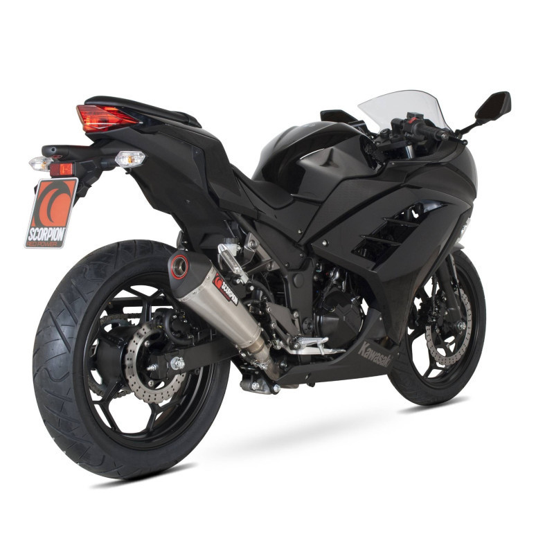 Silencieux Serket Taper Scorpion Kawasaki Ninja 300 / Z300 2012 2017