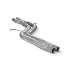 X pipe suppresion intermédiaire OEM Scorpion pour Audi S4 V6 Quattro / Avant B8 / B8.5