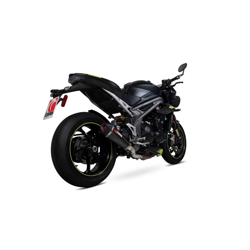 Silencieux Serket Taper Scorpion Triumph Speed Triple R / Speed Triple S / Speed Triple RS 2018 2020