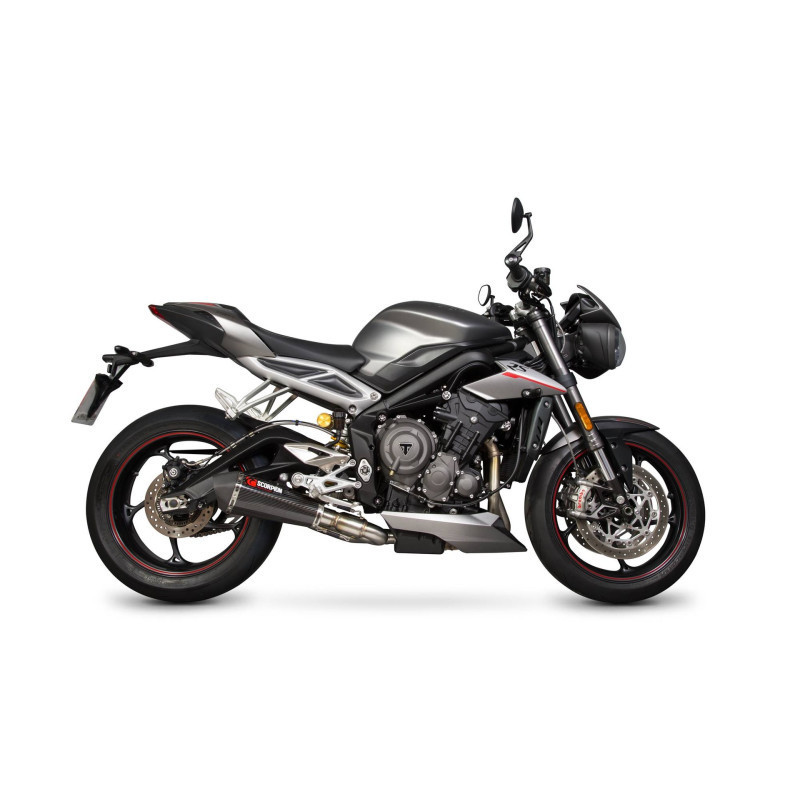 Silencieux Serket Taper Scorpion Triumph Street Triple 765 R/S/RS 2017 2019
