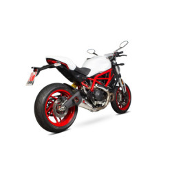 Silencieux Serket Taper. Supprime catalyseur Scorpion Ducati Monster 797 / 797 + 2017 2020