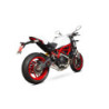 Silencieux Serket Taper. Supprime catalyseur Scorpion Ducati Monster 797 / 797 + 2017 2020