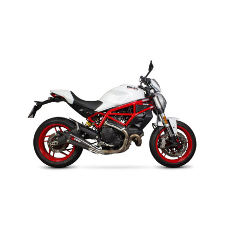 Silencieux Serket Taper. Supprime catalyseur Scorpion Ducati Monster 797 / 797 + 2017 2020