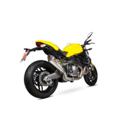 Silencieux Serket Taper. Supprime catalyseur Scorpion Ducati Monster 821 2018 2020