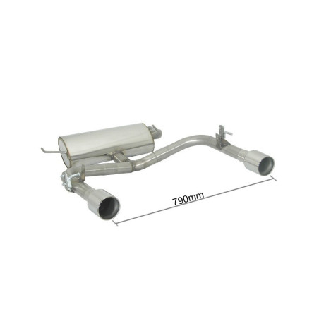 Silencieux arrière Ragazzon pour TOYOTA Celica (ZT230) (08/1999 09/2005)