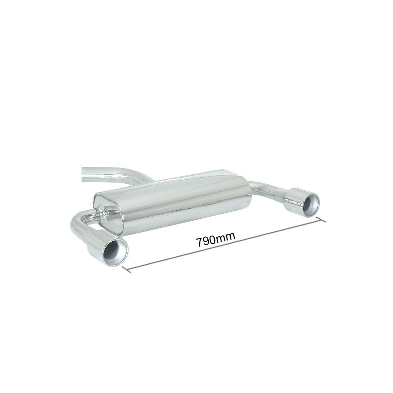 Silencieux arrière Ragazzon pour VOLKSWAGEN Golf V (10/2003 11/2008)