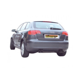 Silencieux arrière Ragazzon pour AUDI A3 (8P) Sportback (09/2004 03/2013)