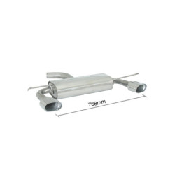 Silencieux arrière Ragazzon pour SEAT Leon II (1P) (07/2005 01/2013)